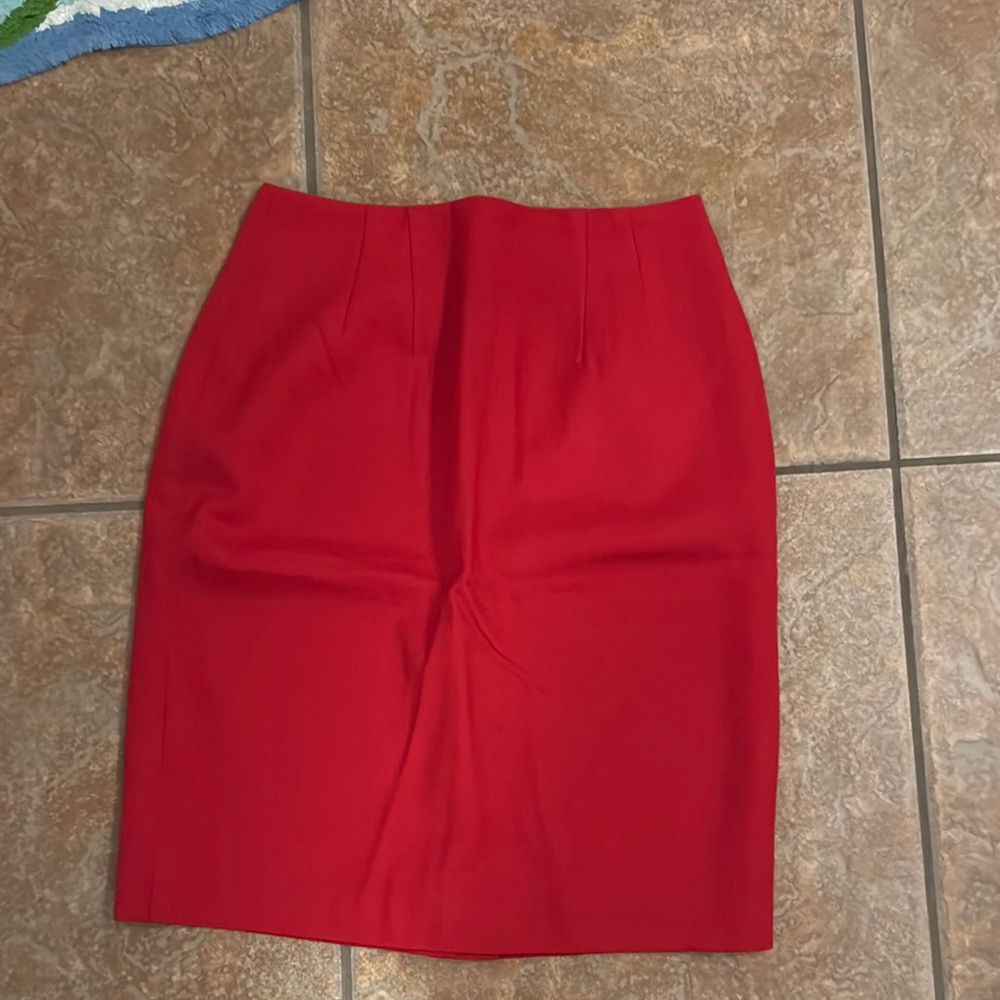 Elegant Red Women's Skirt